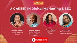 A Career Digital Marketing & SEO | Webinar
